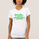 Search for nick tshirts Nicholas