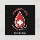 Search for donation business cards Blood