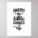 Search for little things posters Inspirational