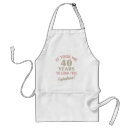 Search for 40th birthday aprons Funny