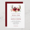 Search for floral antler wedding invitations Country