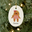 Search for gingerbread girl christmas tree decorations Cookie