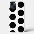 Search for big polka dots iphone cases Black