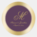 Search for plum and gold wedding stickers Couple