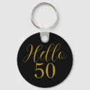 Search for 50th birthday key rings Fifty