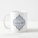 Search for quatrefoil mugs Monogrammed