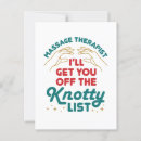 Search for massage therapists postcards Funny