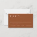 Search for minimalist wedding rsvp cards Terracotta