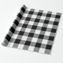 Search for black and white plaid wrapping paper Country