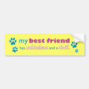 Search for best friend bumper stickers Dog