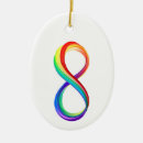 Search for infinity symbol christmas tree decorations Rainbow