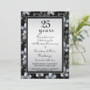 Search for 25th silver anniversary invitations Floral
