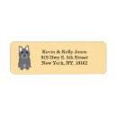 Search for boston terrier return address labels Black and white