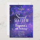 Search for purple night sky invitations Celestial