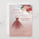 Search for burgundy roses quinceanera invitations Dress