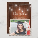 Search for string lights graduation invitations Wood