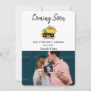Search for truck gender reveal invitations Watercolor