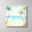 Search for palm tree canvas prints Watercolor