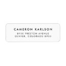 Search for black return address Modern
