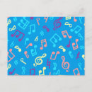 Search for music stuff postcards Pattern