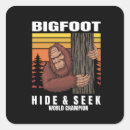 Search for bigfoot hide stickers Sasquatch