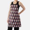 Search for mexican sugar skull aprons Dia de los muertos