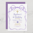 Search for ribbon christening invitations Bow