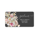 Search for arrangement return address labels Elegant