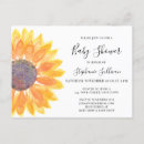 Search for sunflower shower invitations Yellow