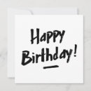 Search for sophisticated birthday cards Simple