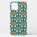 Search for art deco pattern iphone cases Green