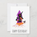 Search for funny halloween birthday cards Witch