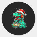 Search for t rex stickers Santa