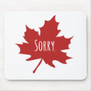 Search for maple leaf flag mousepads Red