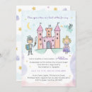 Search for knights and dragons party invitations Royal