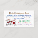 Search for drumstick business cards Instrument