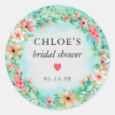 Search for coral and turquoise stickers Bridal shower