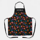 Search for coloured aprons Black