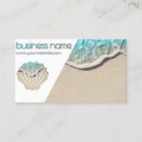 Search for beach hotel business cards Blue