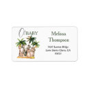 Search for baby tiger return address labels Jungle