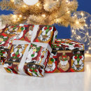 Search for old world wrapping paper Santa