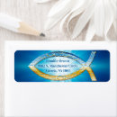 Search for christian fish return address labels Religious