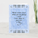 Search for inspirational sympathy cards Hugs