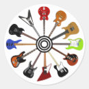 Search for electric bass guitar stickers Rock