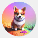 Search for cute corgi stickers Puppy