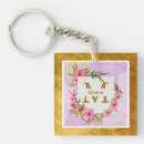 Search for gold frame key rings Watercolor
