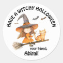Search for witch stickers Witch on broom