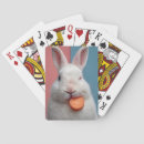 Search for white rabbit playing cards Cute