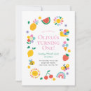 Search for colorful 1st birthday invitations Fun to be one