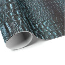 Search for faux leather wrapping paper Alligator